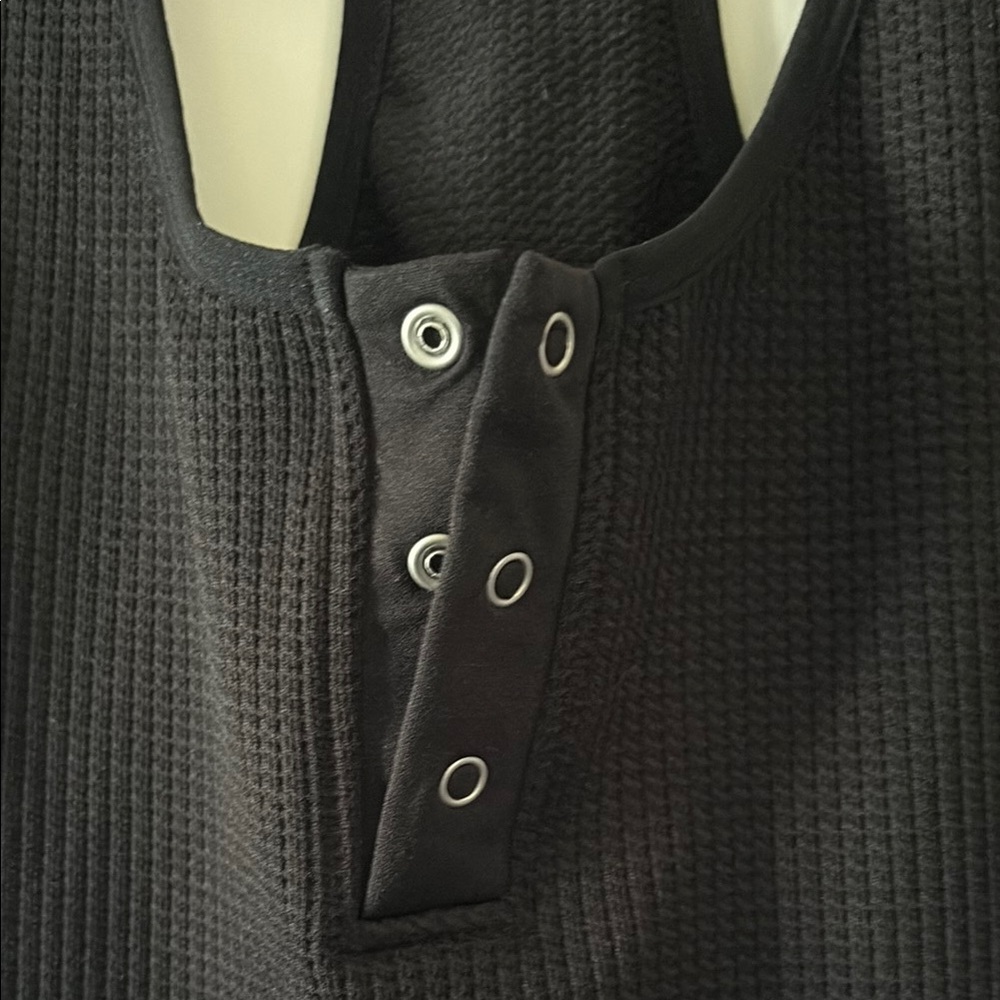 Black Racerback Romper - Picture 5 of 5